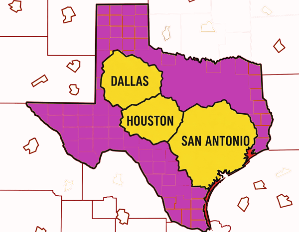 Texas Gerrymandered