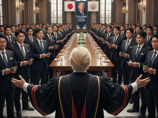 Trump Shares News of Testing Victory on Asia Tour